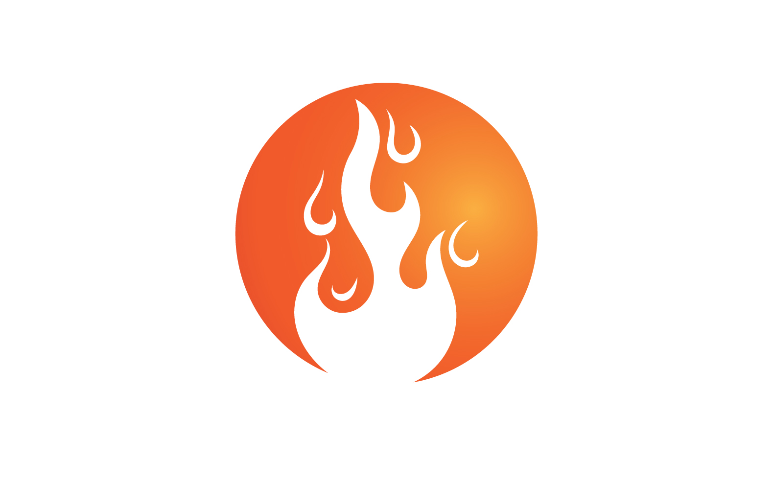 Fire Flame Vector Logo Hot Gas And Energy Symbol V51