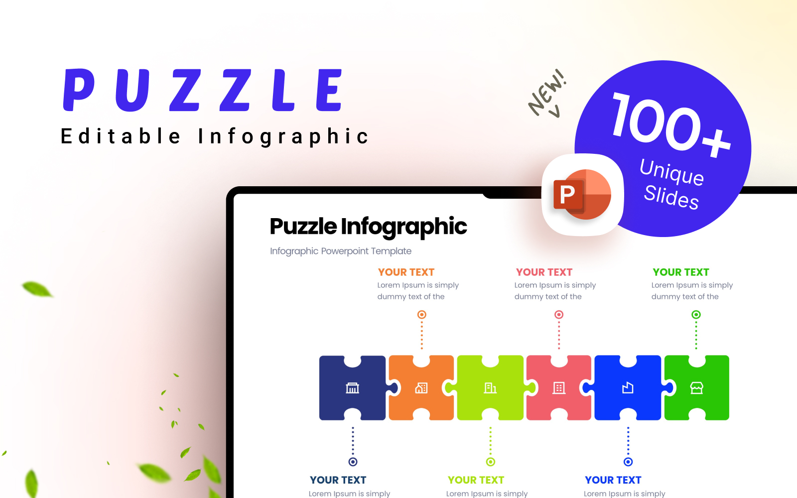 Puzzle Business Infographic Presentation Template