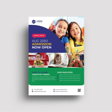 Kids Flyer Corporate Identity 295873