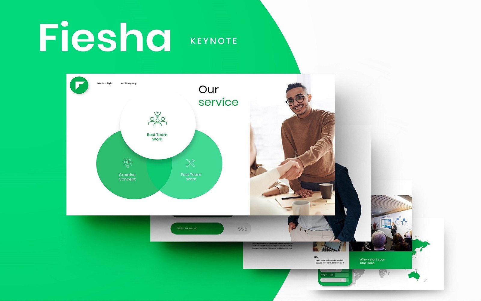 Fiesha – Business Keynote Template