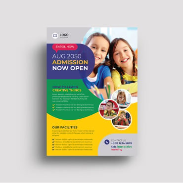 Kids Flyer Corporate Identity 295900