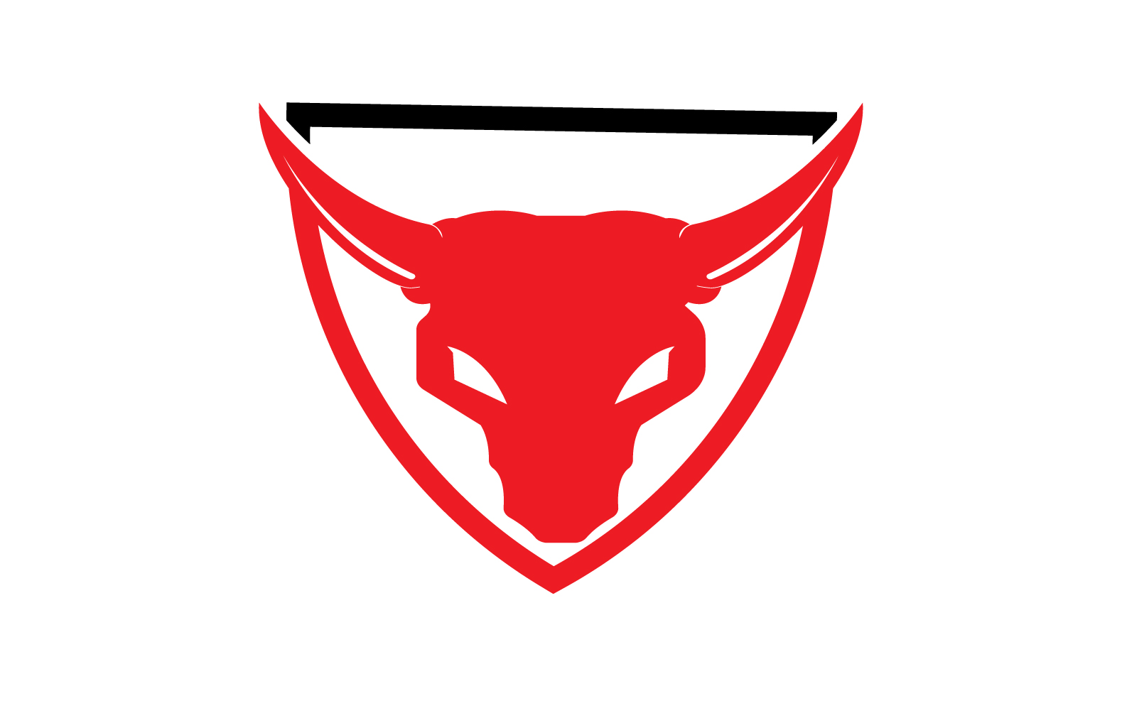 Creative Angry Shield Bull Head Logo Design Symbol 5
