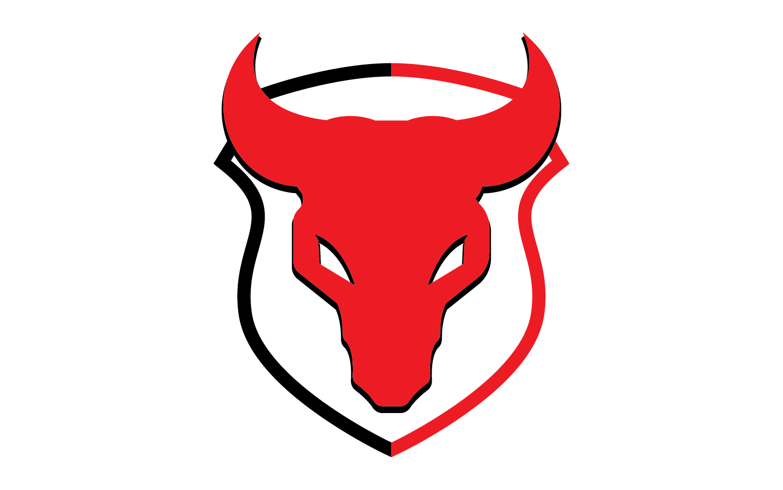 Creative Angry Shield Bull Head Logo Design Symbol 7