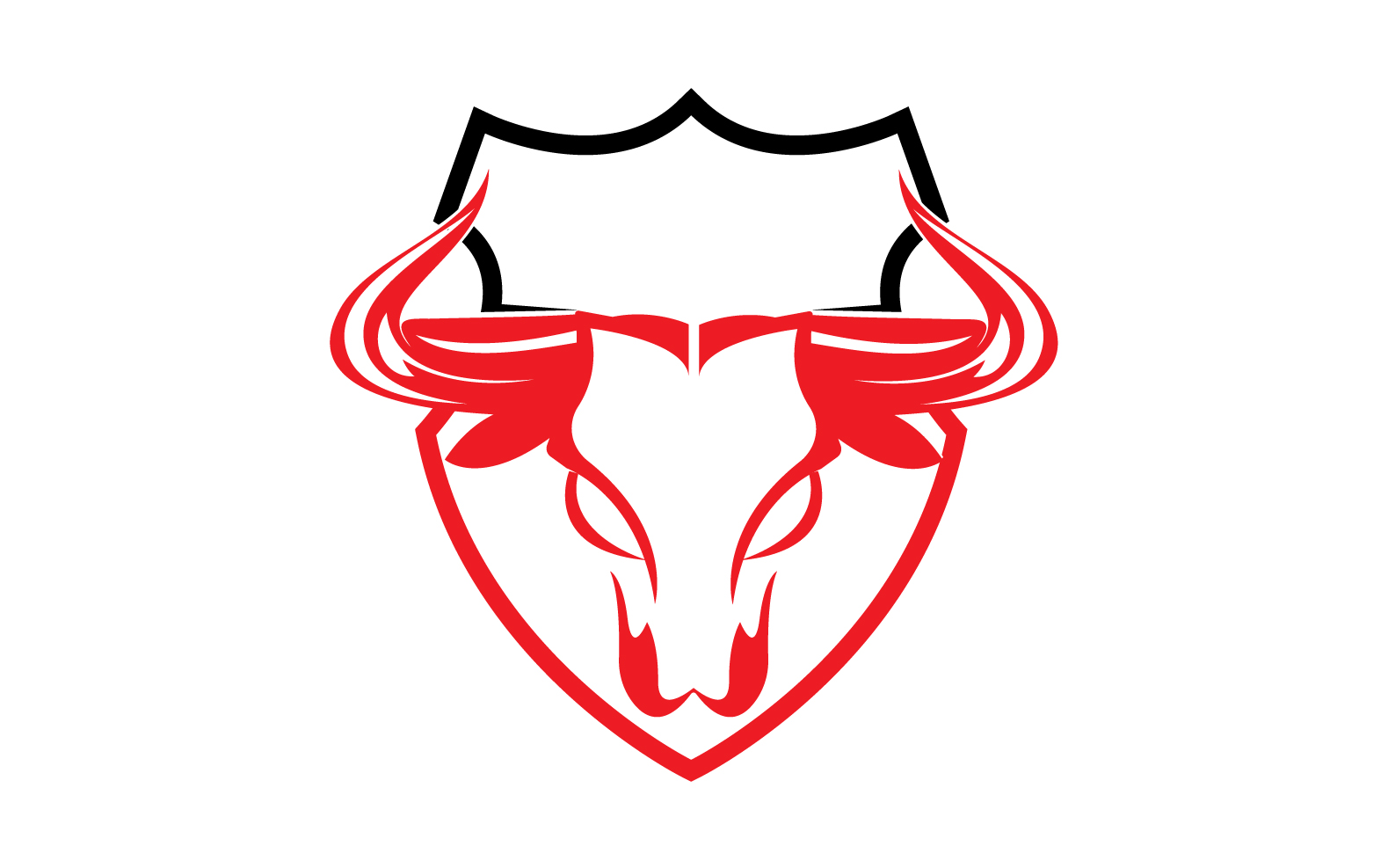 Creative Angry Shield Bull Head Logo Design Symbol 11
