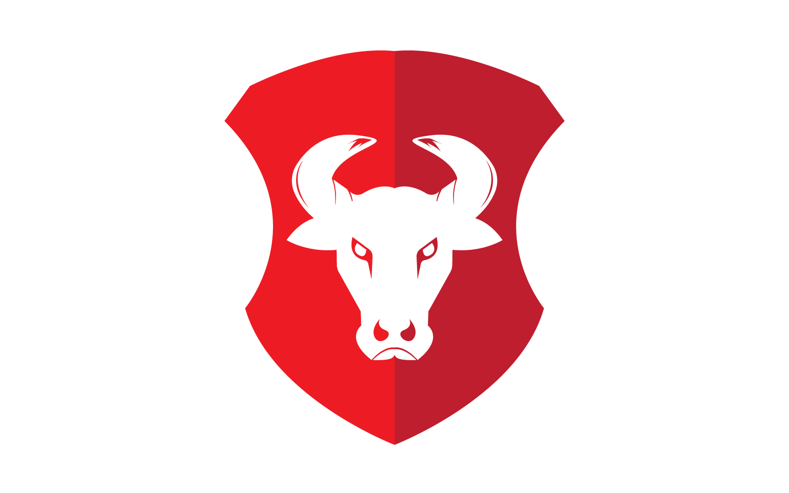 Creative Angry Shield Bull Head Logo Design Symbol 17