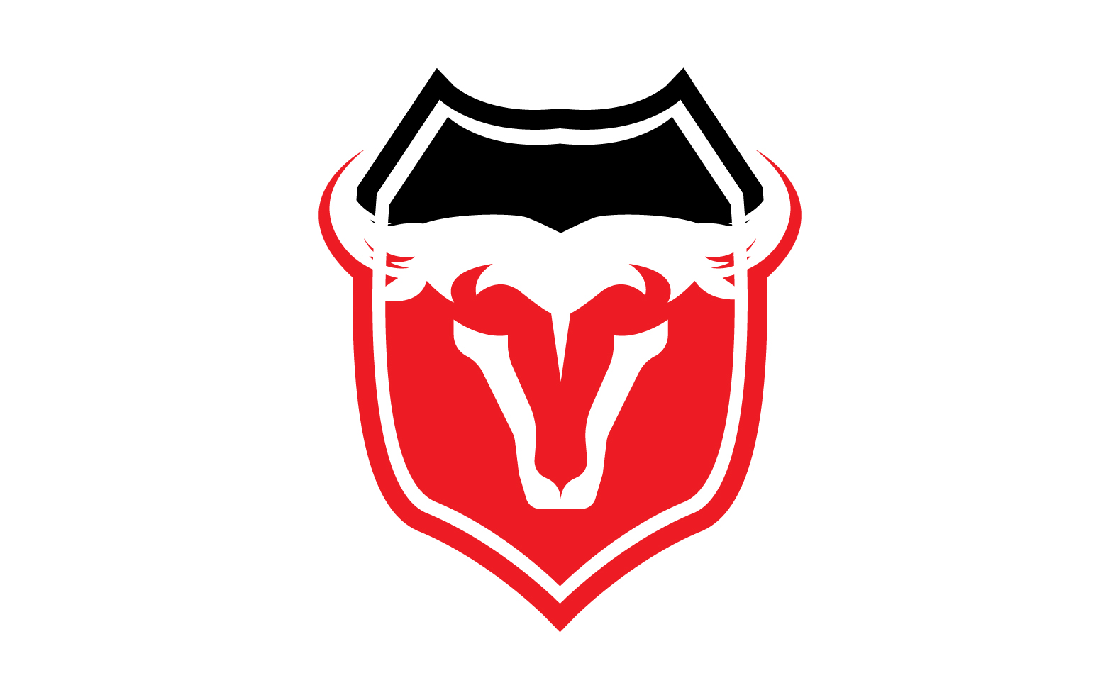 Creative Angry Shield Bull Head Logo Design Symbol 26