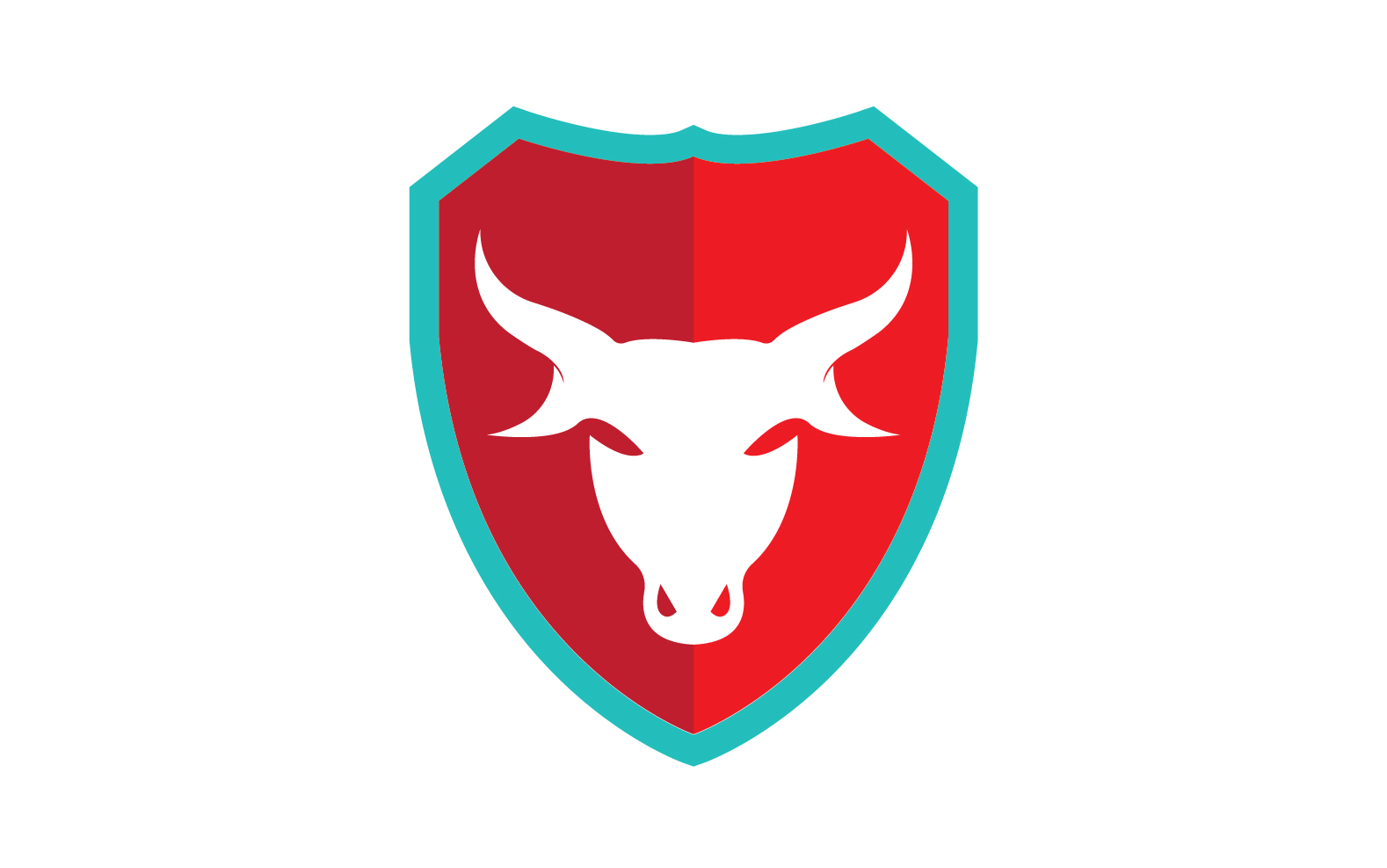 Creative Angry Shield Bull Head Logo Design Symbol 33