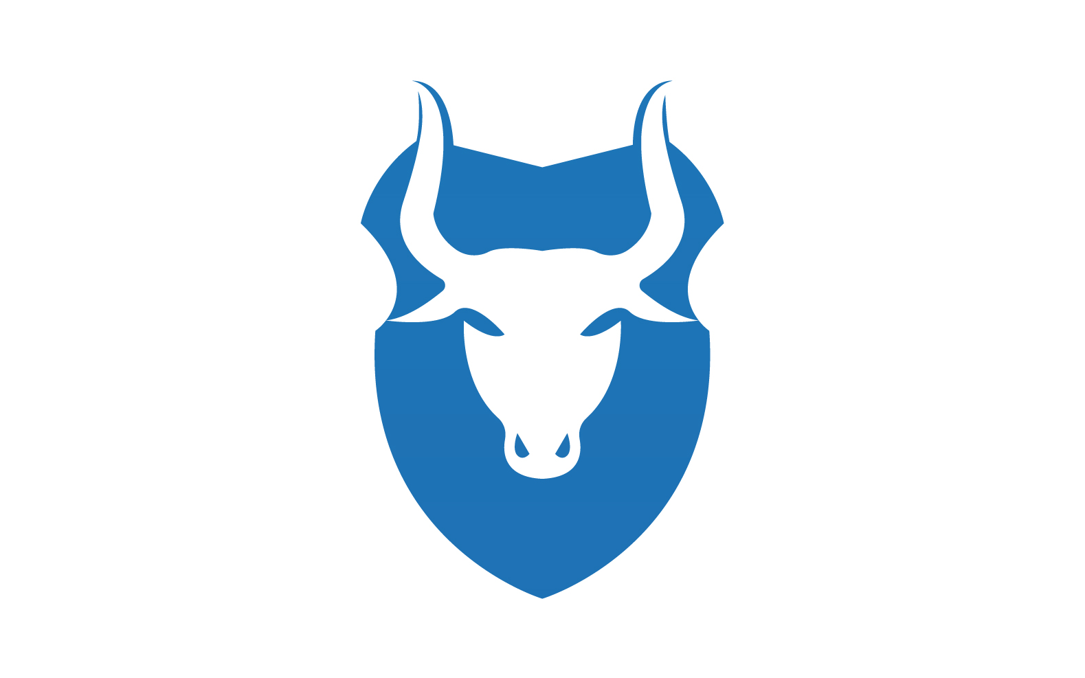 Creative Angry Shield Bull Head Logo Design Symbol 36