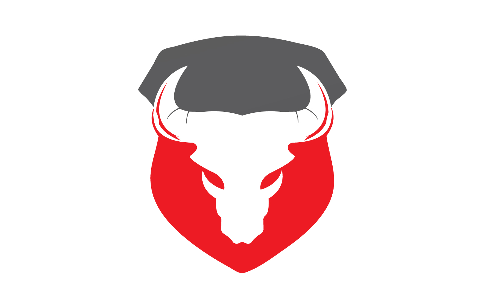 Creative Angry Shield Bull Head Logo Design Symbol 46