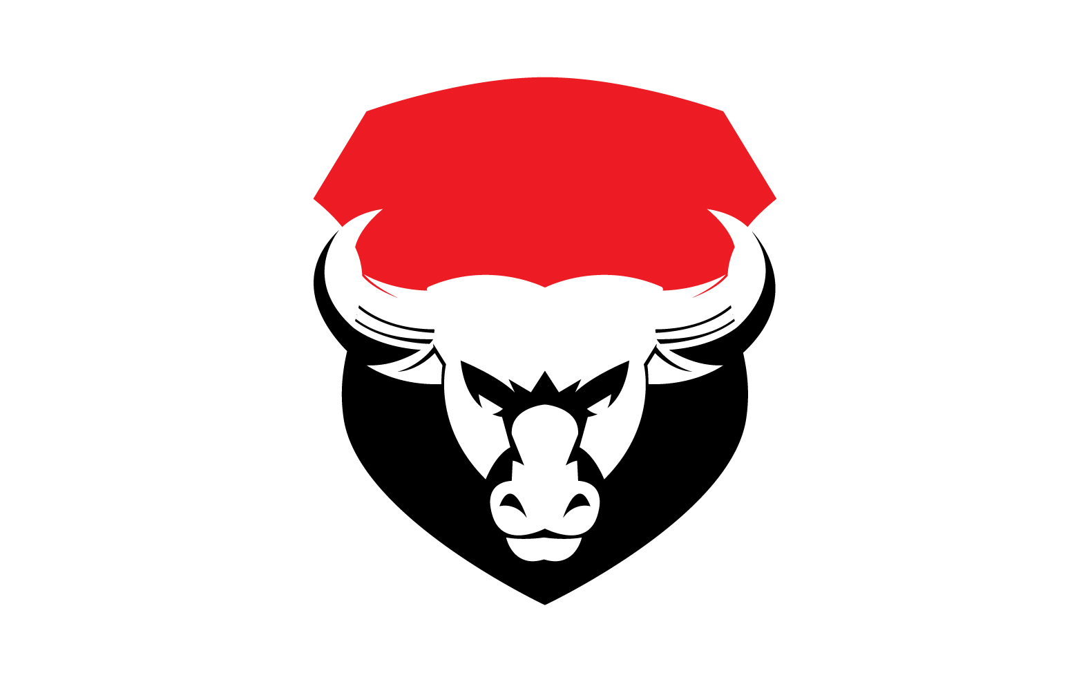 Creative Angry Shield Bull Head Logo Design Symbol 55