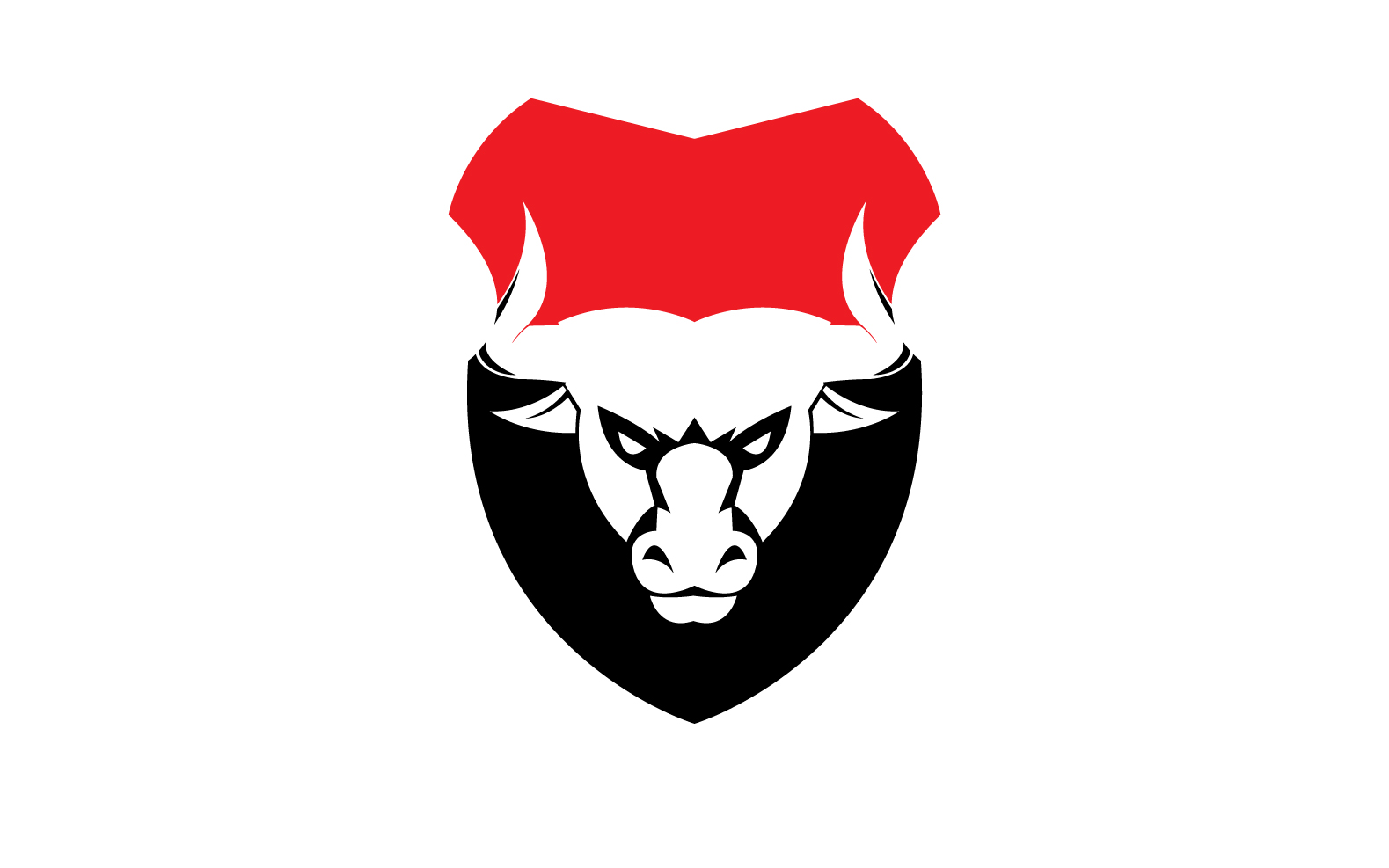 Creative Angry Shield Bull Head Logo Design Symbol 56