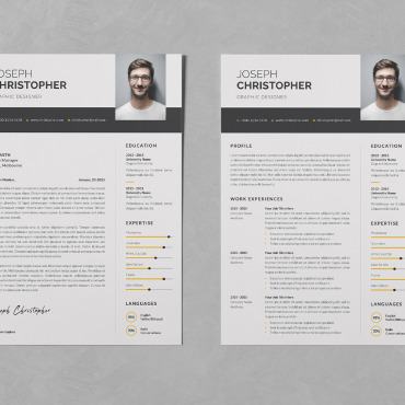 Business Job Resume Templates 295996