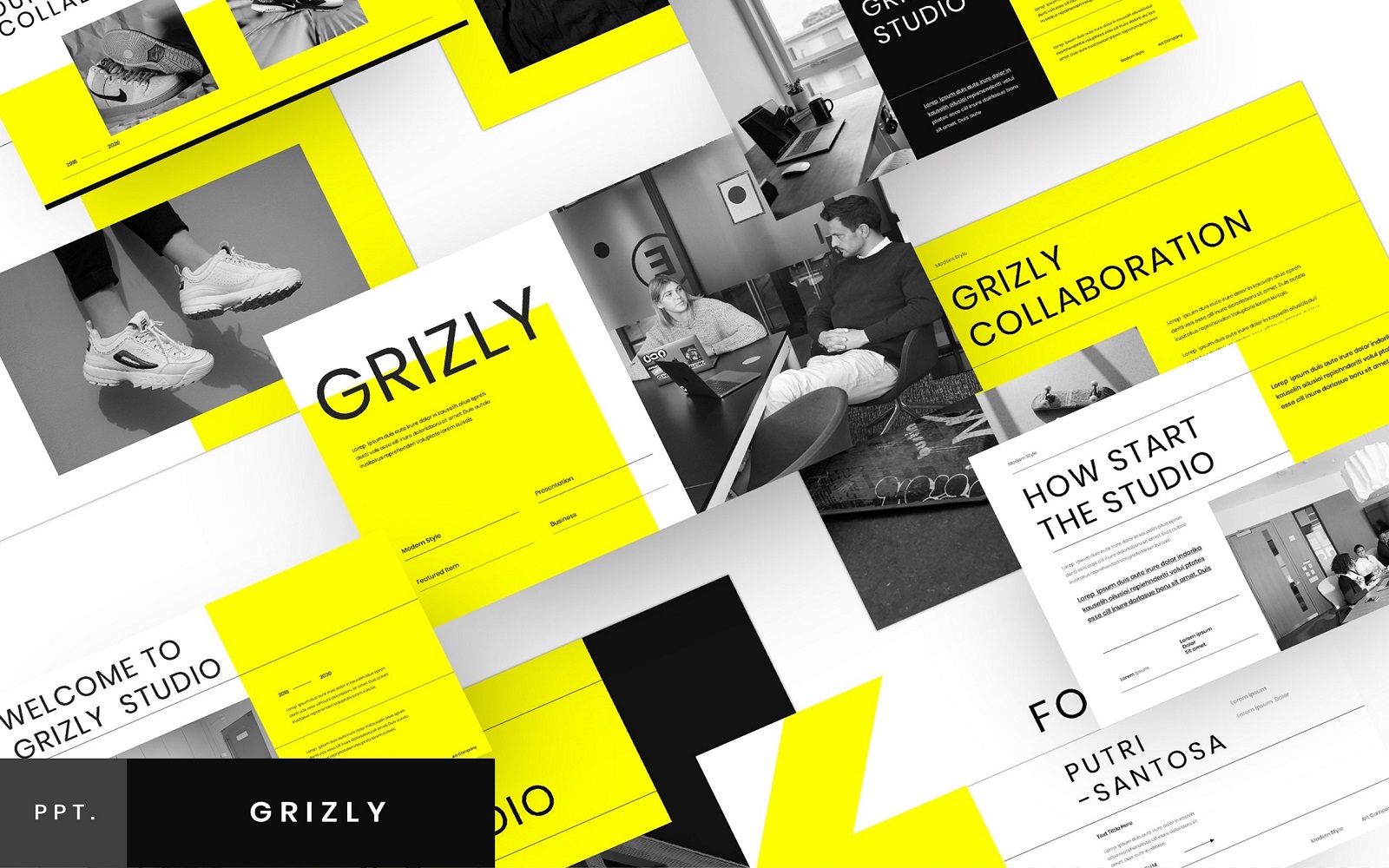 Grizly – Busines PowerPoint Template