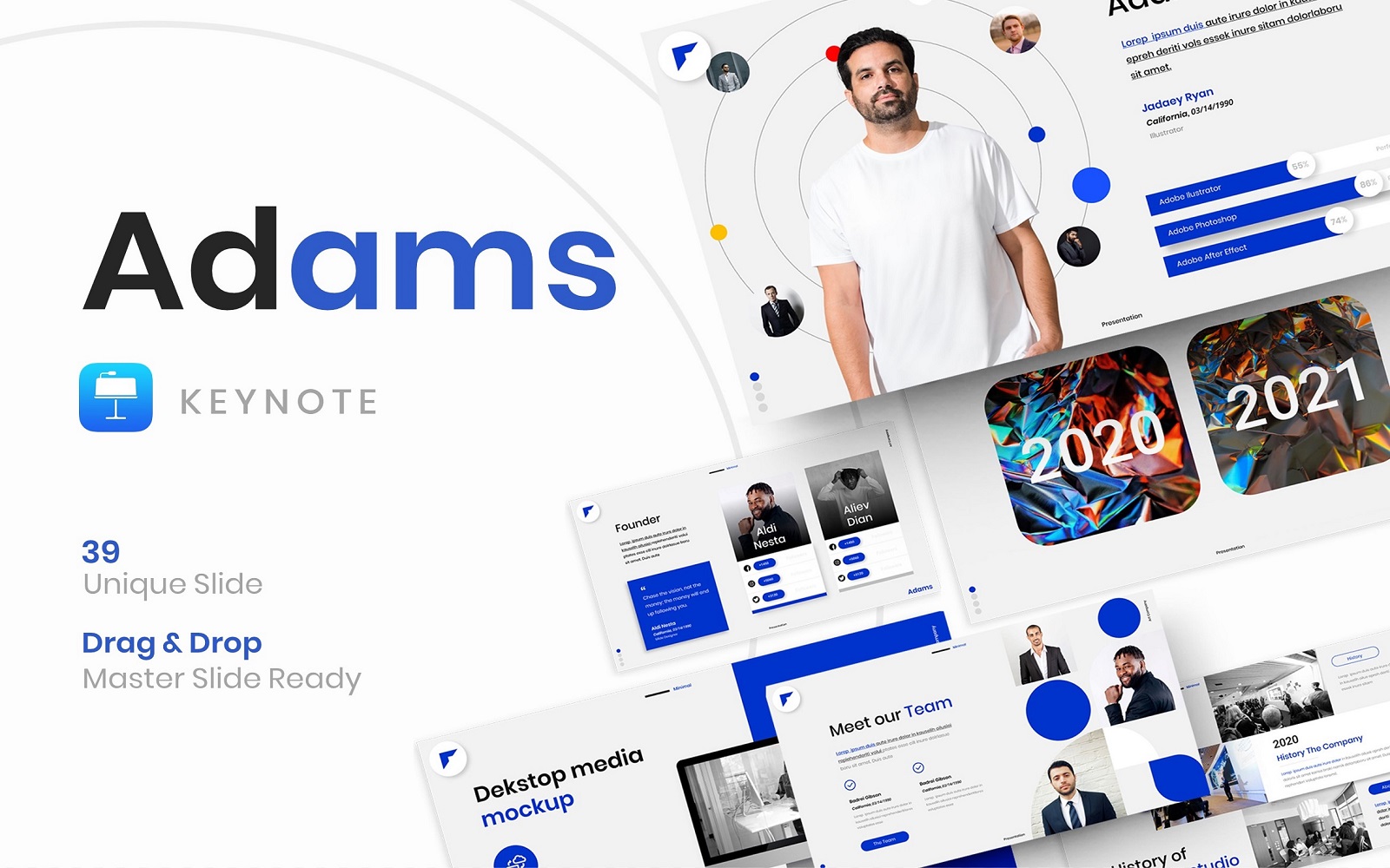Adams – Business Keynote Template