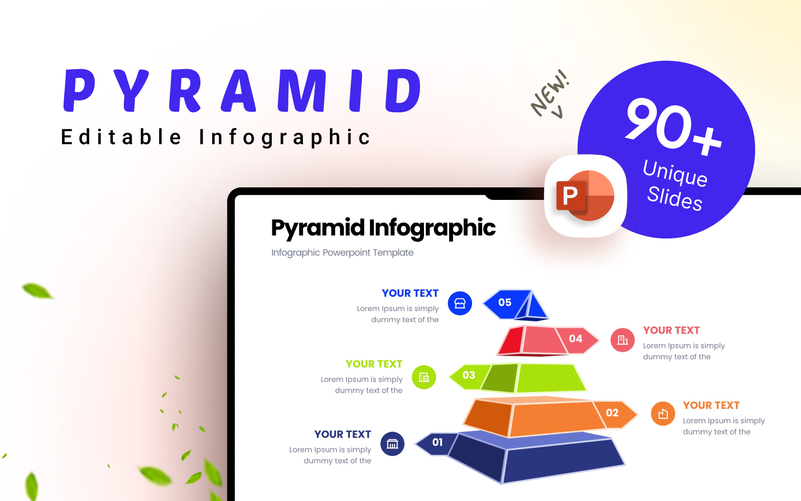 Pyramid Business Infographic Presentation Template