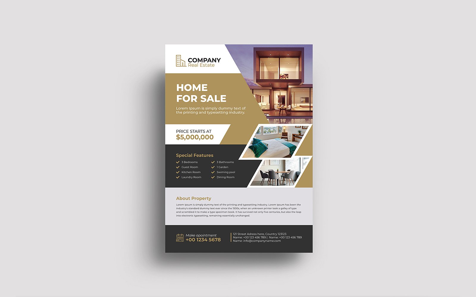 Modern Home Flyer Template