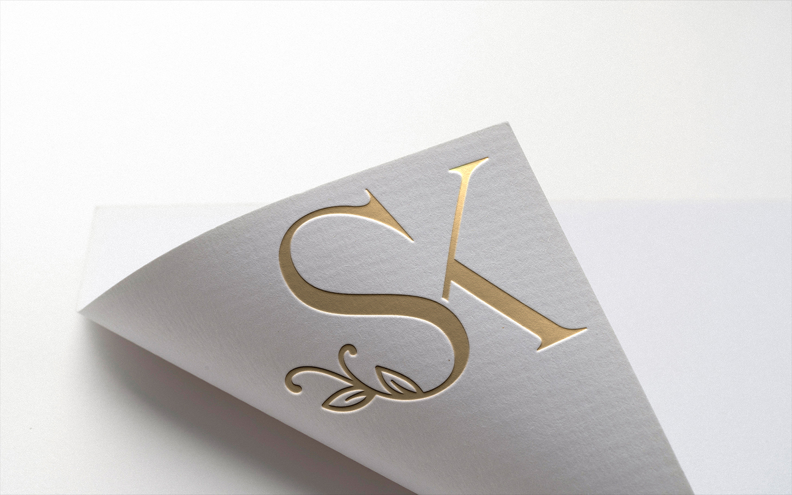 Floral Logo SK Brand Design