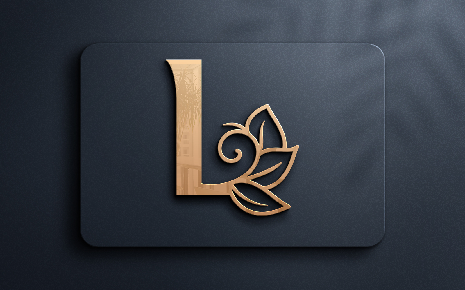 Letter L Monogram Beauty Logo Design