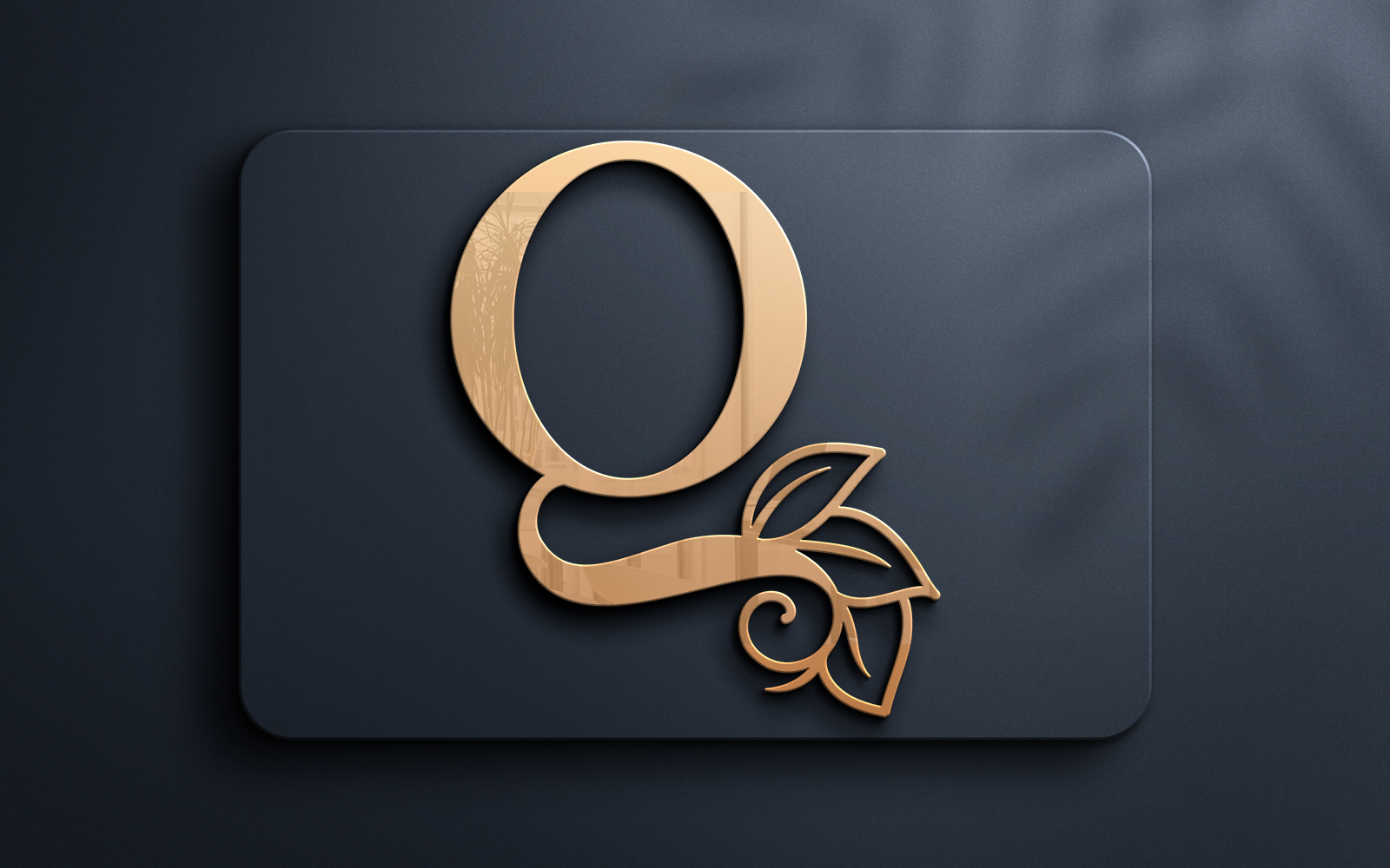 Letter Q Monogram Beauty Logo Design