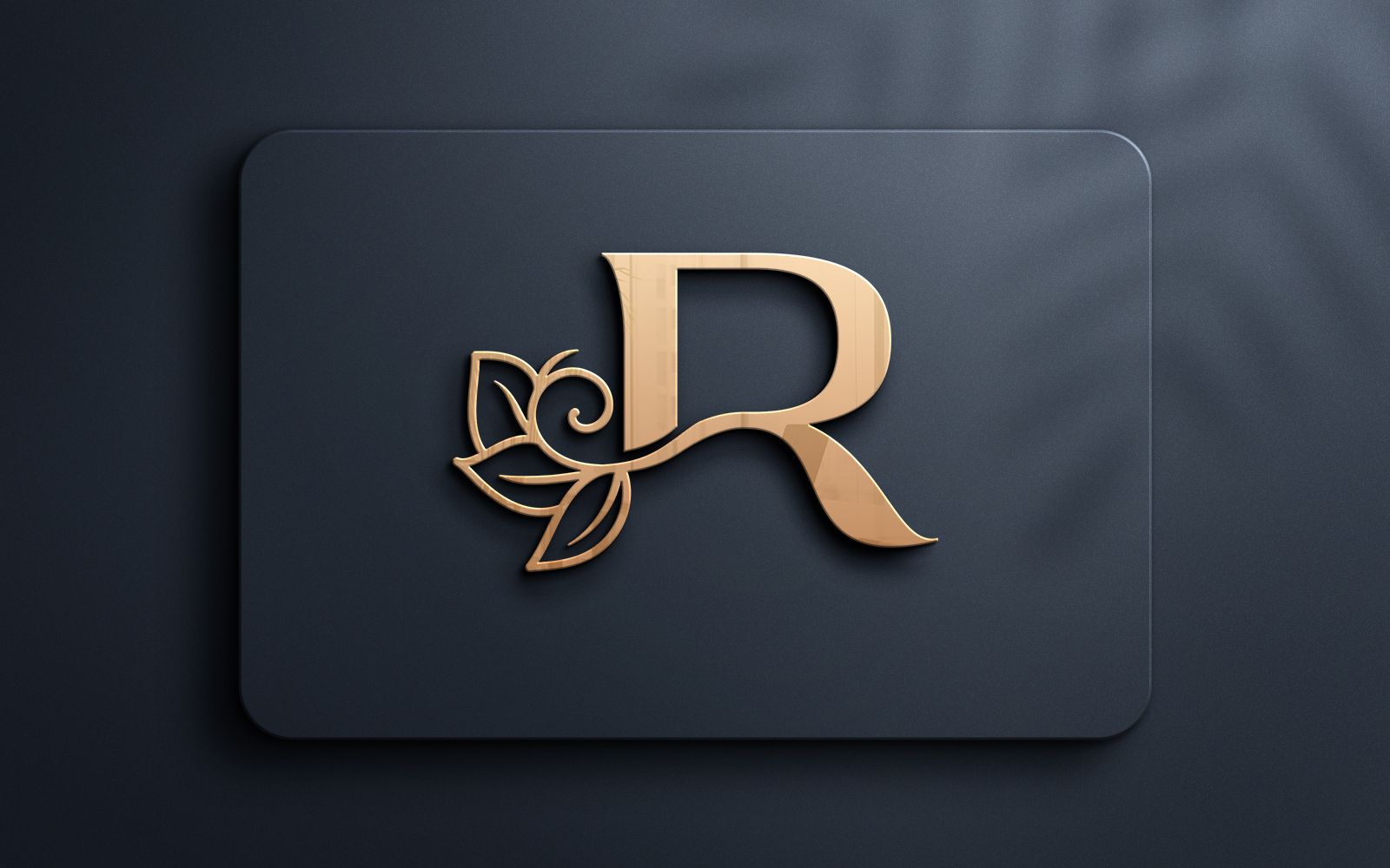Letter R Monogram Beauty Logo Design