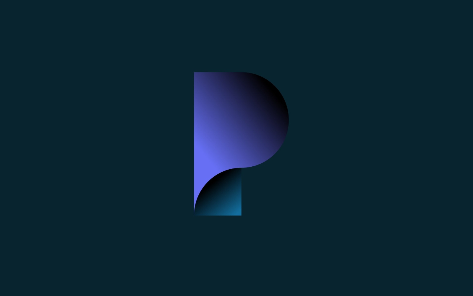The Unique Modern Letter P Logo