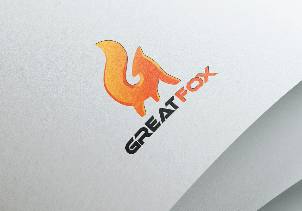 Modern G Letter Fox Logo Template