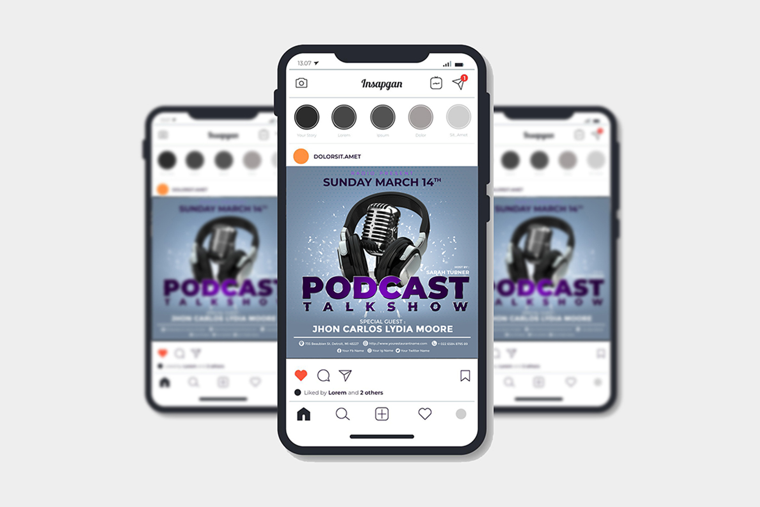 Podcast/Talkshow Poster Template