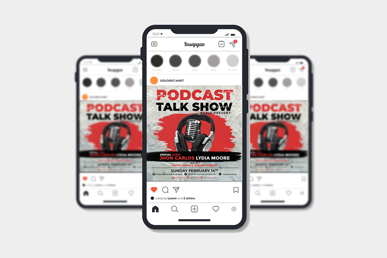 Podcast Design - Flyer Template