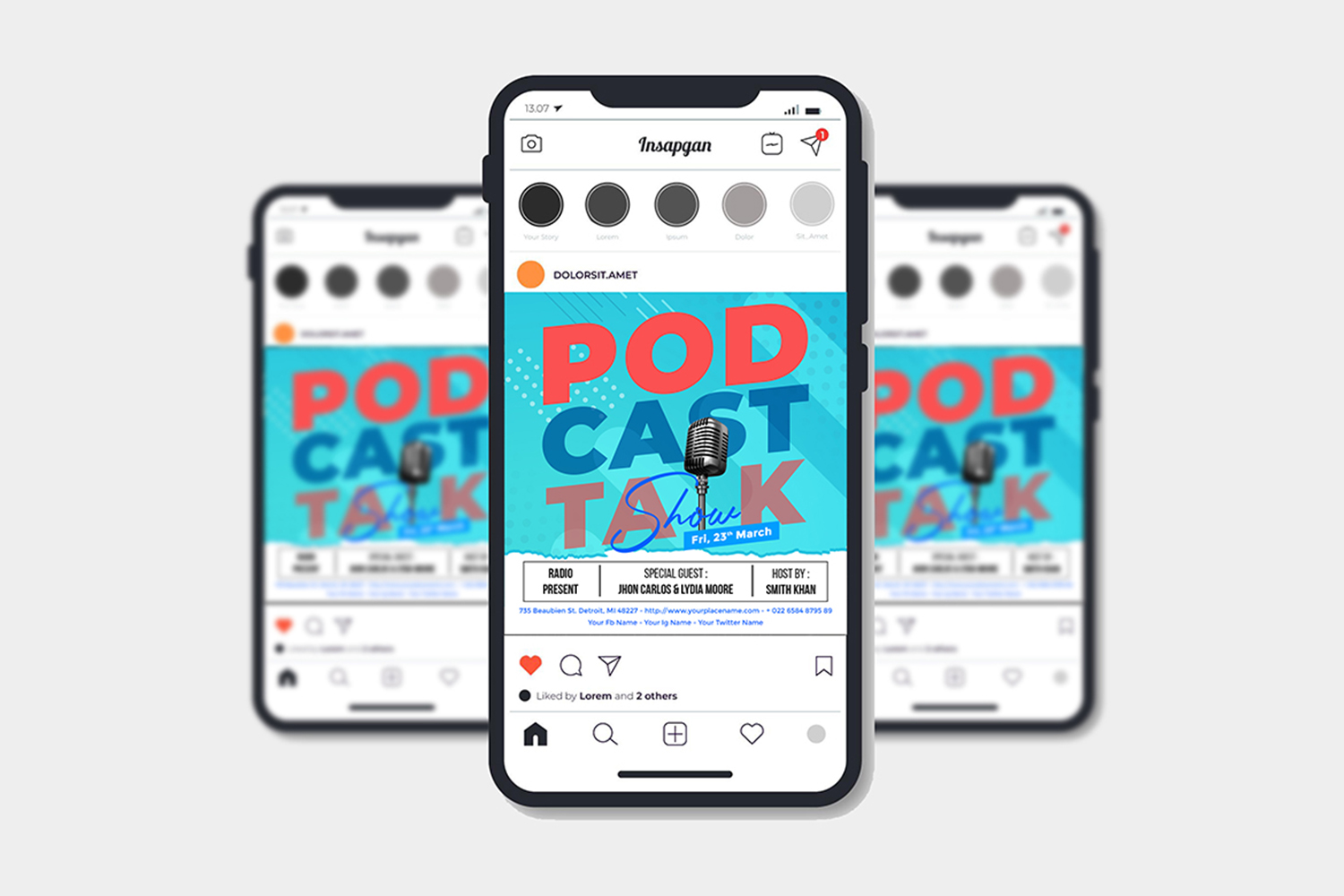 Podcast Design - Flyer Template #2