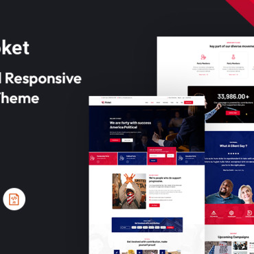 Candidate Corporate Responsive Website Templates 296206