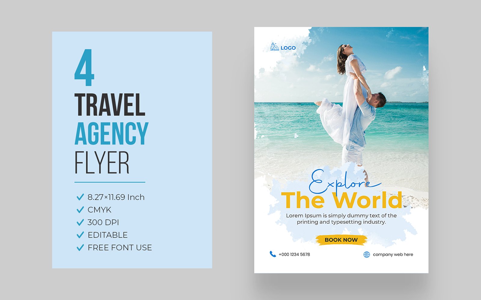 Travel Flyer Design Bundle
