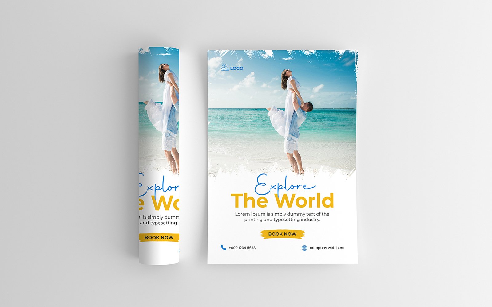 Modern Travel Tour Agency Flyer Design