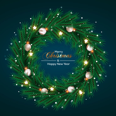 Branch Christmas Illustrations Templates 296272