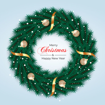 Branch Christmas Illustrations Templates 296273