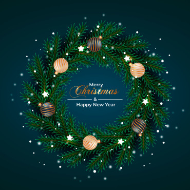 Branch Christmas Illustrations Templates 296275