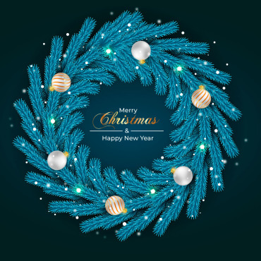 Branch Christmas Illustrations Templates 296278