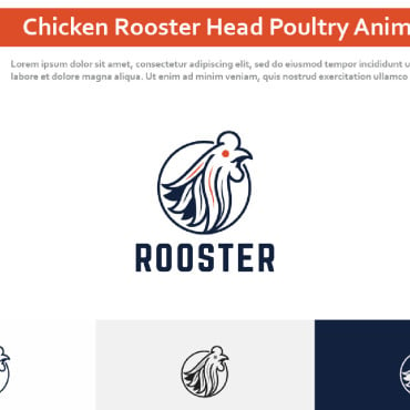 Rooster Head Logo Templates 296328