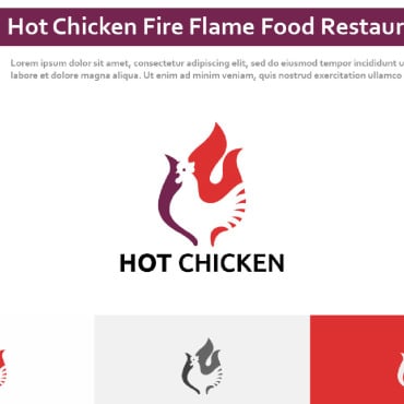 Chicken Fire Logo Templates 296333