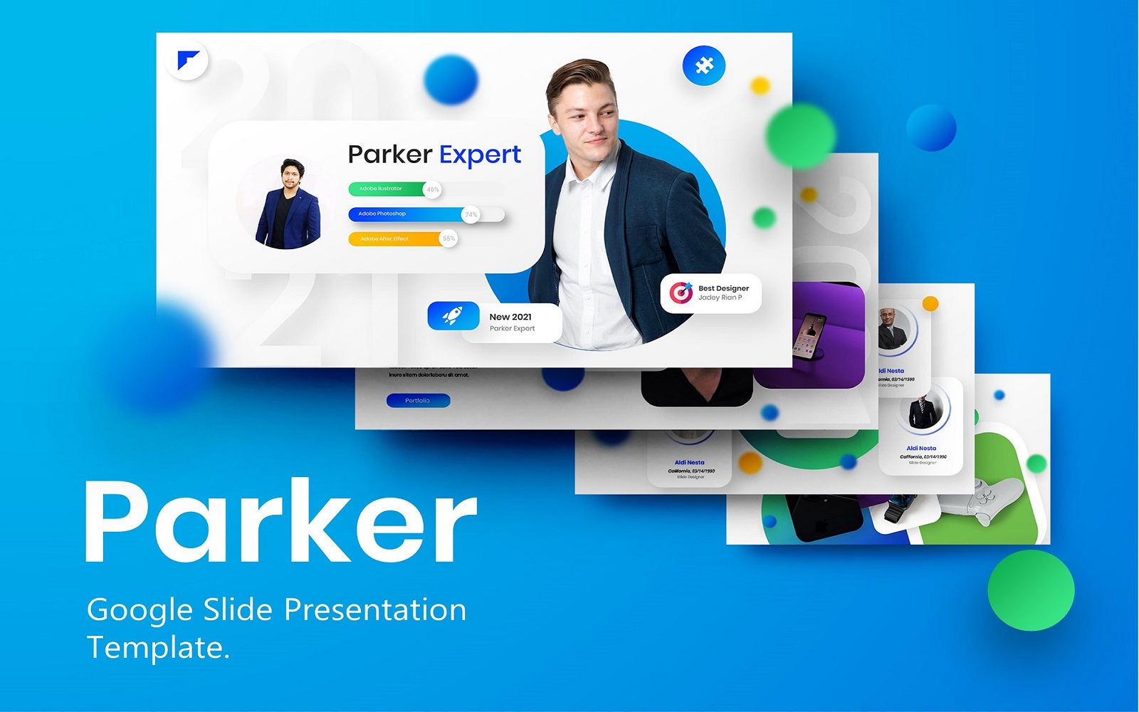 Parker - Busines Google Slide Template