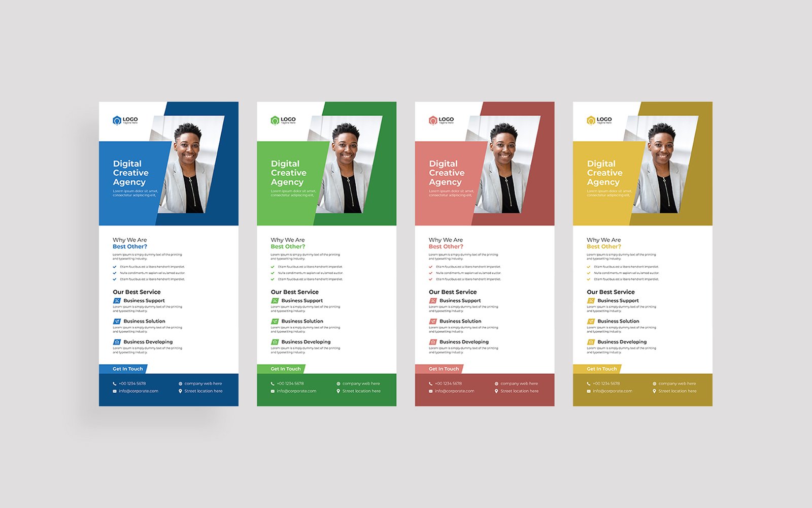 Corporate Rack Card Flyer Template