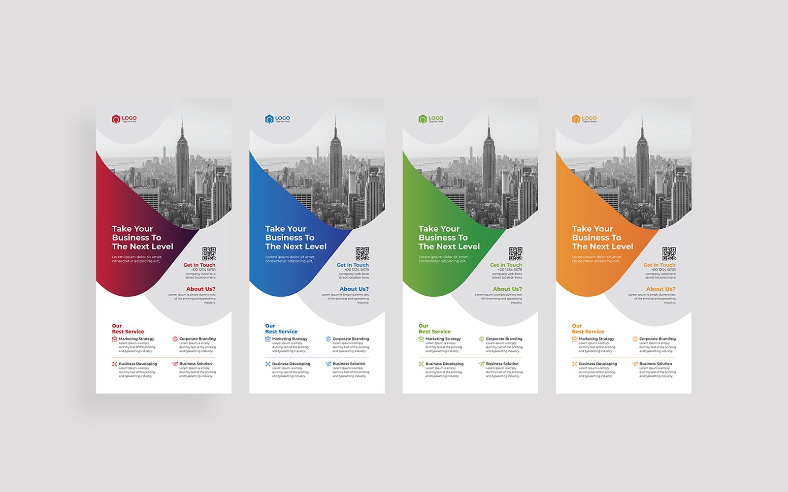 Corporate Dl Flyer Design Template