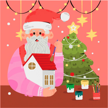 Santa Claus Illustrations Templates 296448