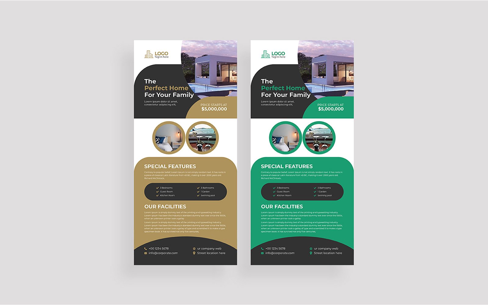 Real Estate Rack Card or Dl Flyer Design