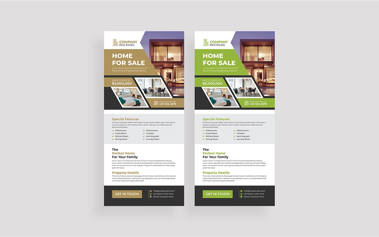 Home Dl Flyer Design Template