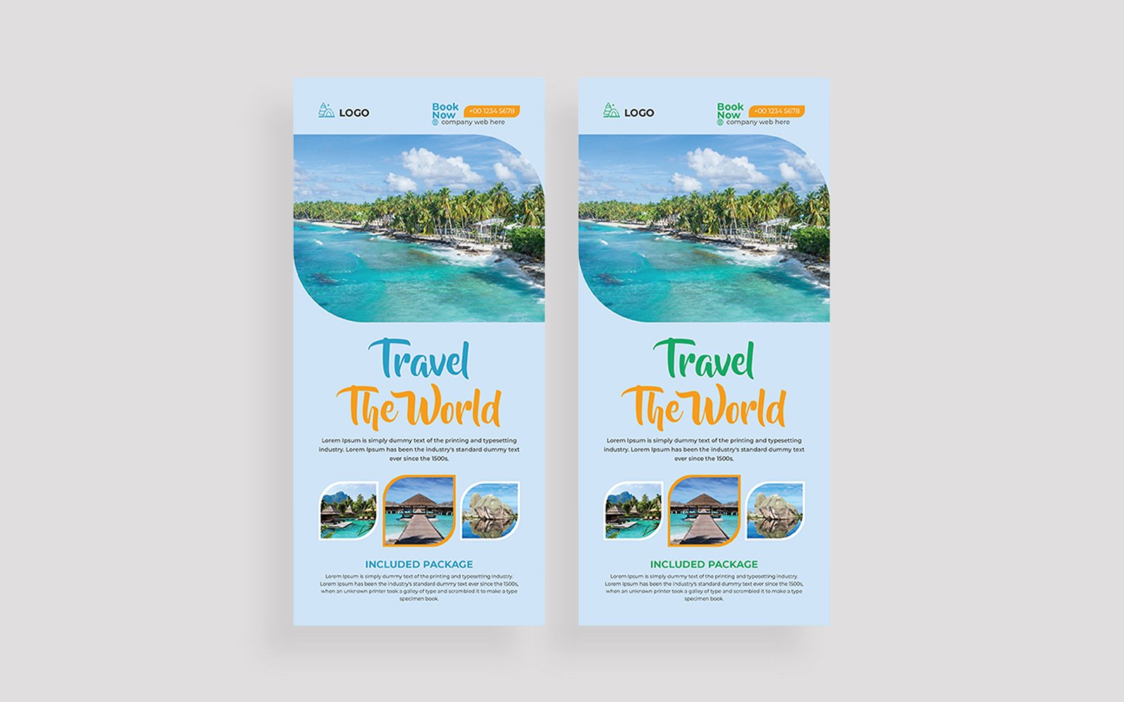 Travel Rack Card or Dl Flyer Design