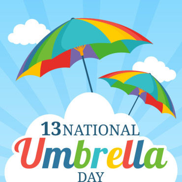 Umbrella Day Illustrations Templates 296561