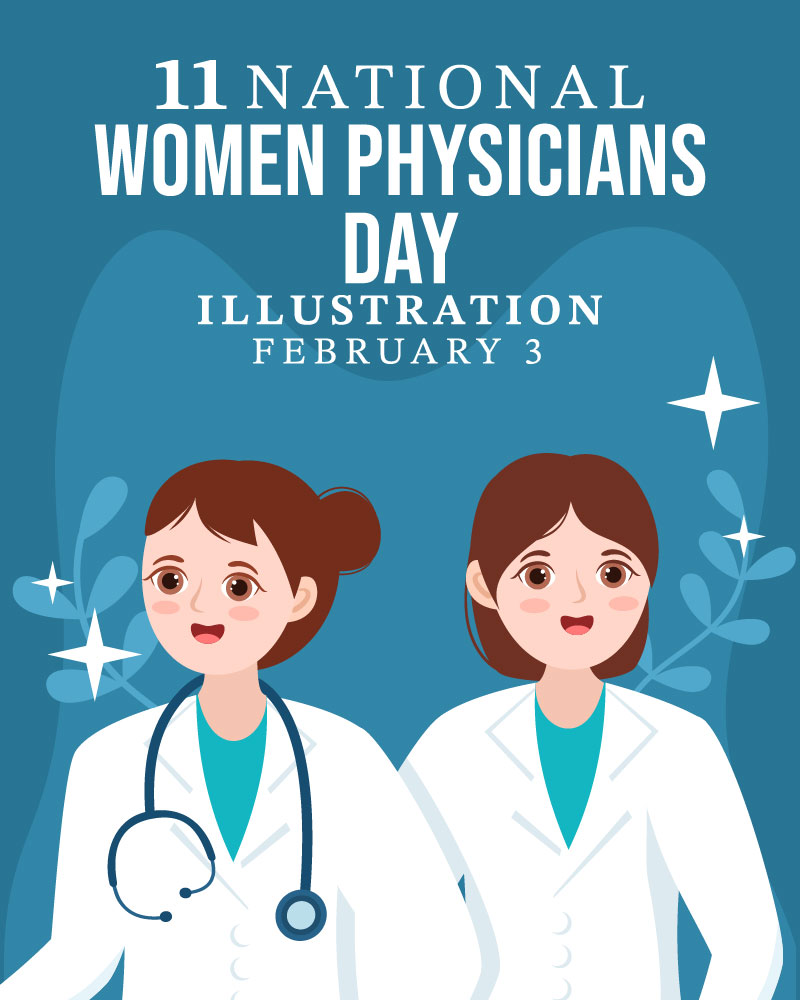 11 National Women Physicians Day Illustration