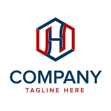 H H Logo Templates 296585
