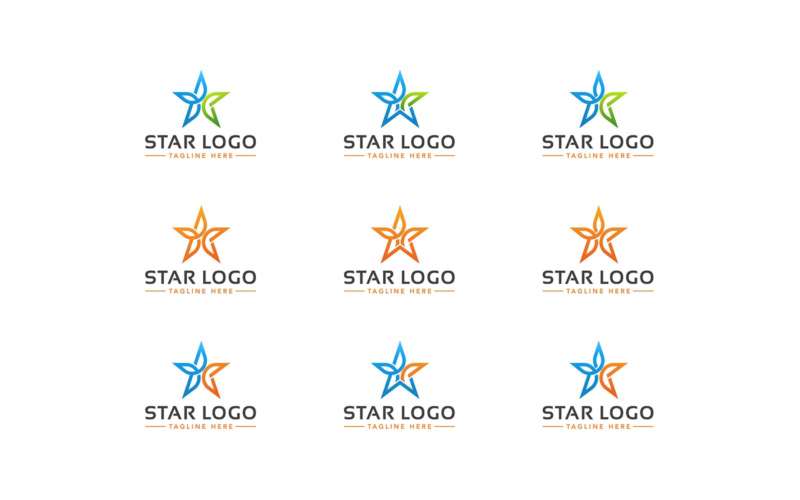 Star Logo Template Vector Icon Illustration Design
