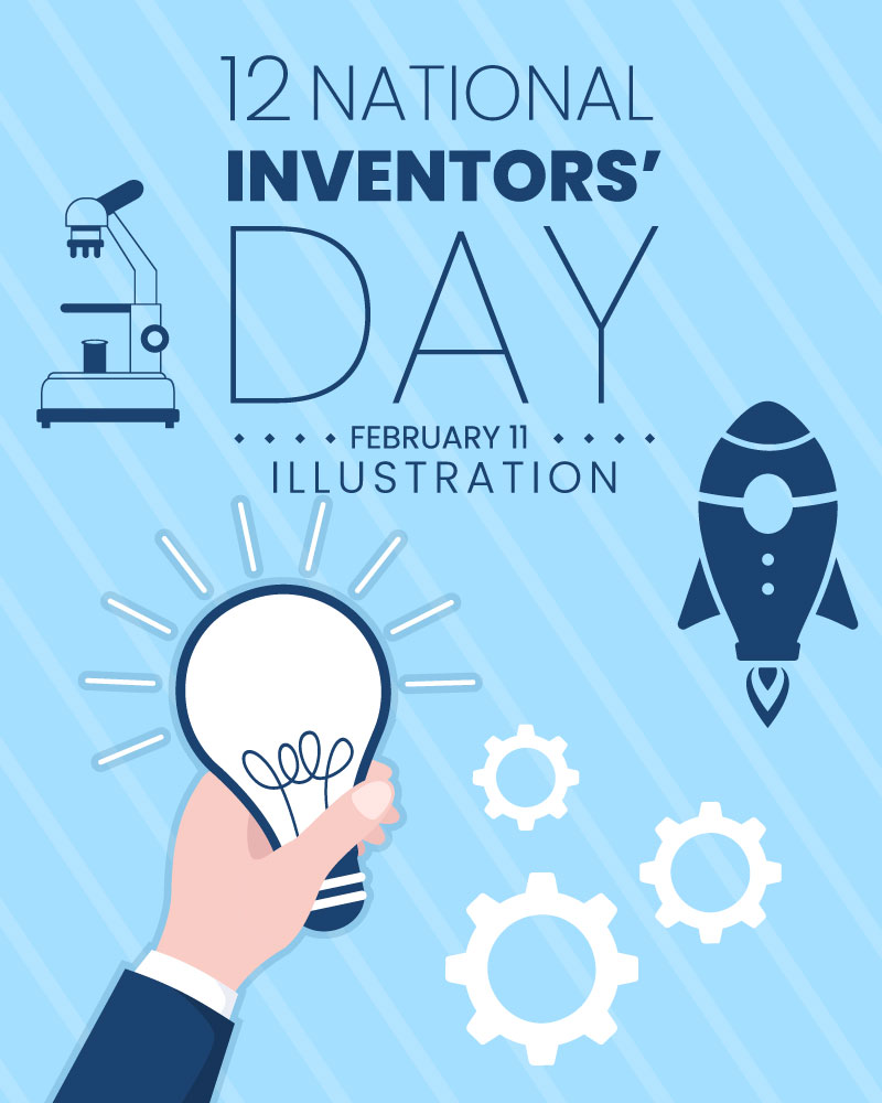 12 National Inventors Day Illustration
